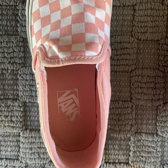 Vans Classic Slip On Checkerboard Pink & White US Women's 7. Gently used. - Picture 5 of 6